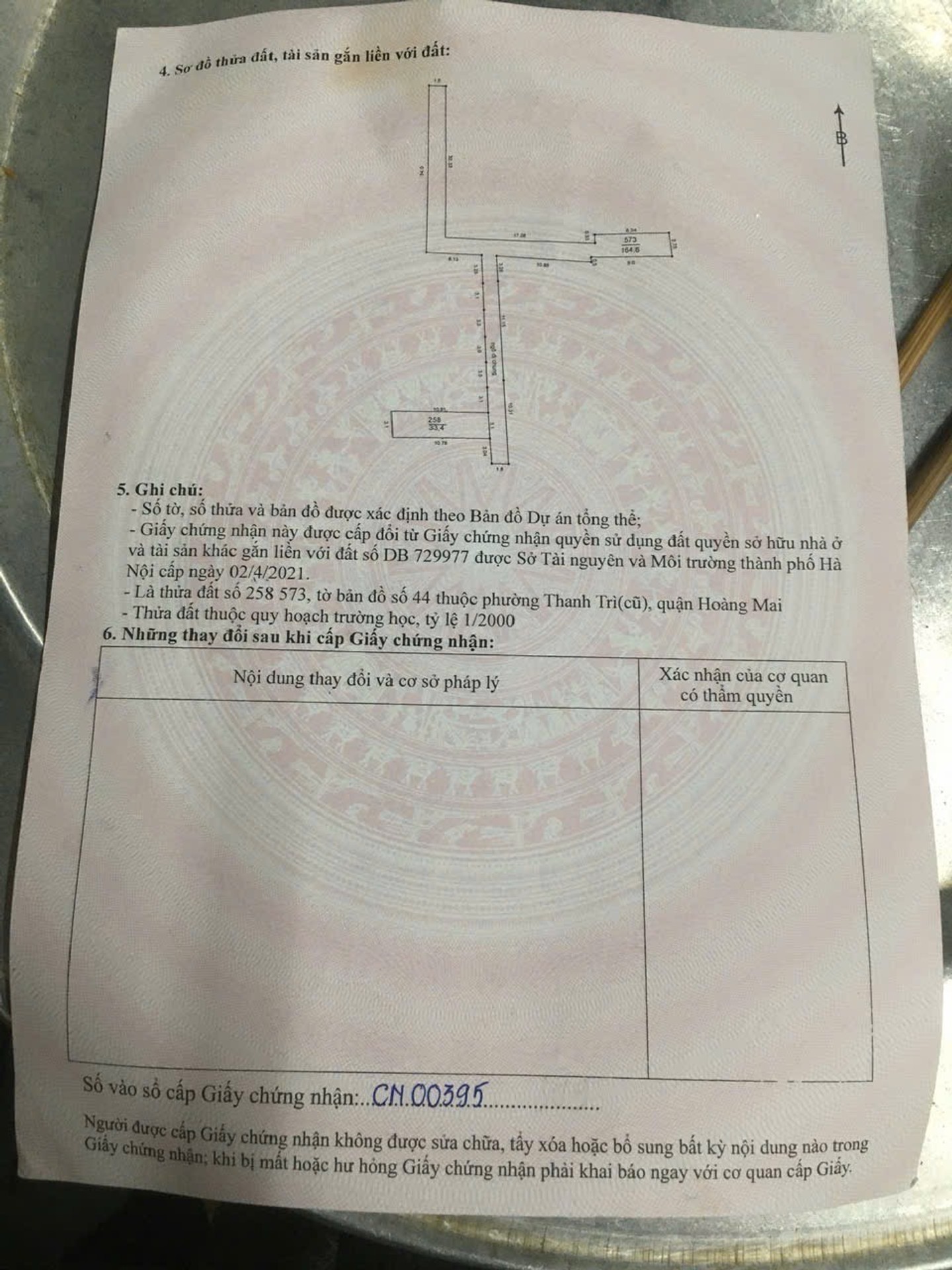 Bán nhà Thanh Lân - diện tích 34m2 4 tầng - Nhà đẹp, cho thuê 4 phòng - giá 5 tỷ