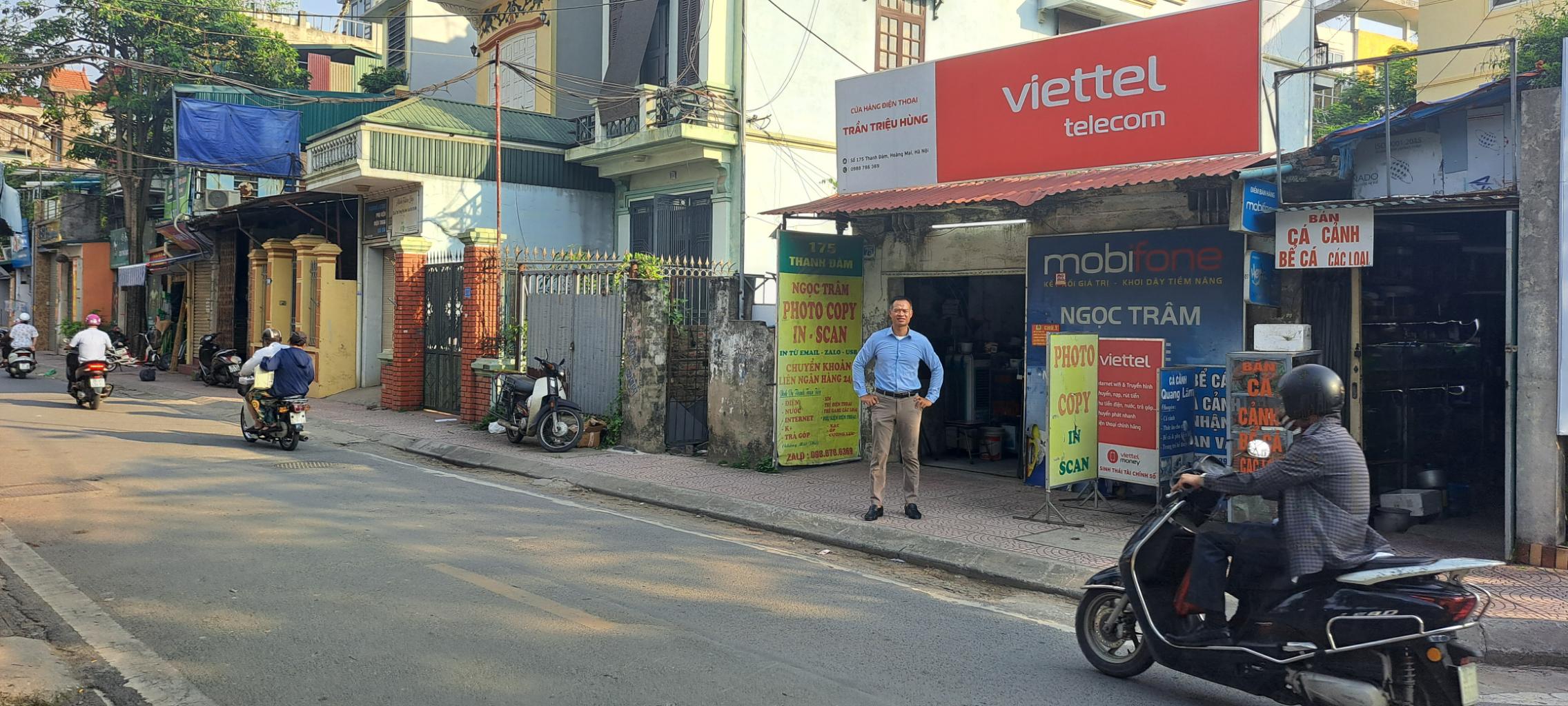 Bán nhà Thanh Đàm - diện tích 175m2 1 tầng - Mặt phố lớn, kinh doanh sầm uất - giá 37,5 tỷ