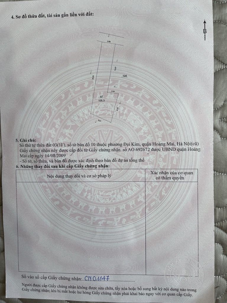 Bán nhà Kim Giang - diện tích 105m2 8 tầng - Ô TÔ TRÁNH - giá 48,9 tỷ