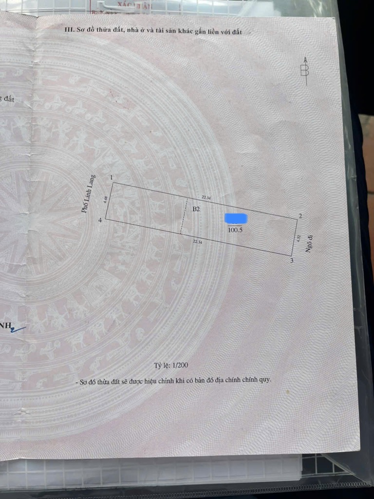 Bán nhà Linh Lang - diện tích 101m2 6 tầng - Lô góc 3 mặt thoáng - giá 68 tỷ