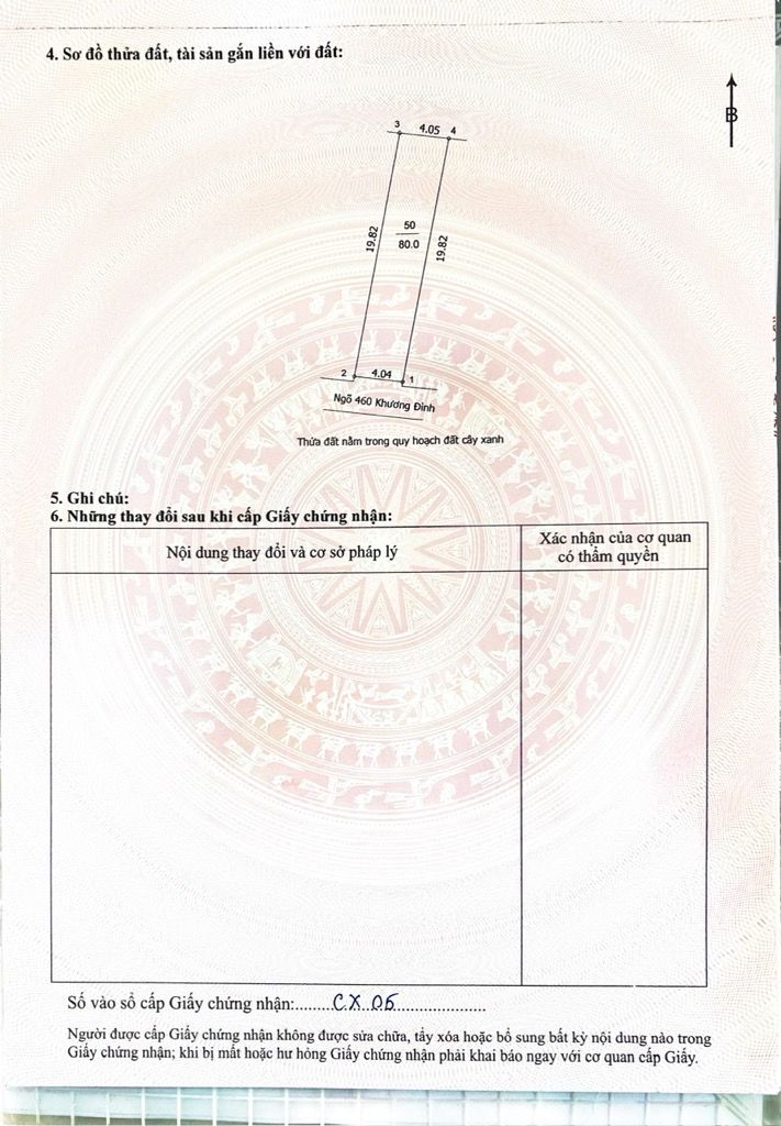 Bán nhà Khương Đình - diện tích 85m2 0 tầng - Đất - giá 25 tỷ