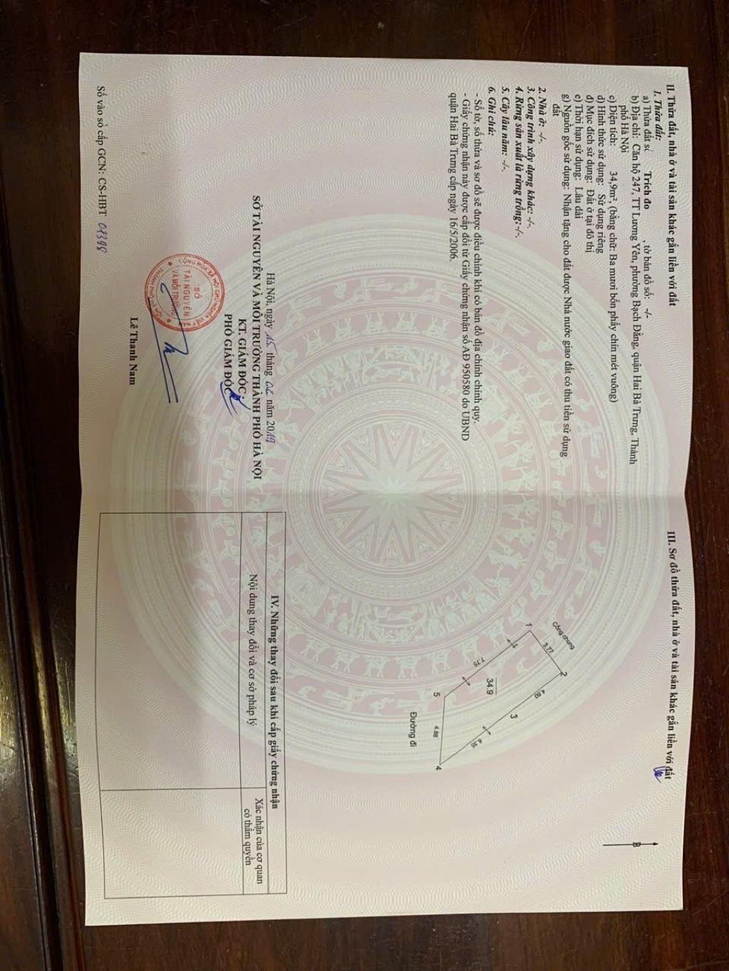 Bán nhà Trần Khát Chân - diện tích 35m2 5 tầng - ô tô tránh - giá 26,5 tỷ