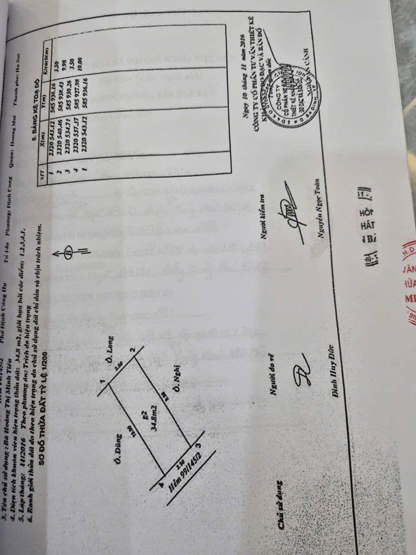 Bán nhà Định Công Hạ - diện tích 34m2 2 tầng - ngõ thông, gần hồ - giá 2,35 tỷ