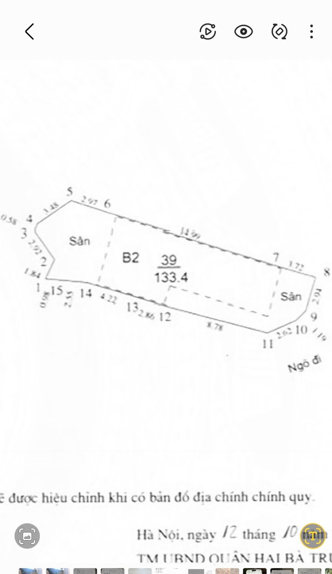 Bán nhà Lê Thanh Nghị - diện tích 133.4m2 3 tầng - Lô góc 3 mặt thoáng - giá 28 tỷ