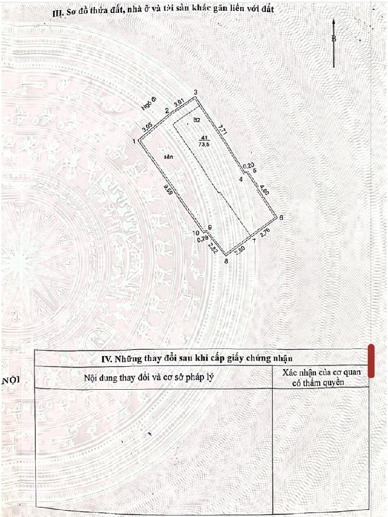 Bán nhà Hai Bà Trưng - diện tích 73m2 6 tầng - Ô tô cách 50m - giá 15,5 tỷ