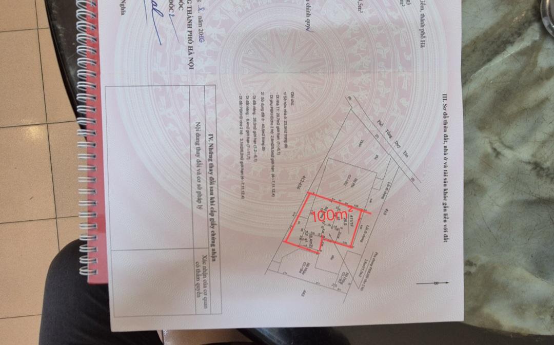 Bán nhà Tống Duy Tân - diện tích 106m2 1 tầng - Nhà nằm trong ngõ cách mặt phố 10m - giá 25 tỷ