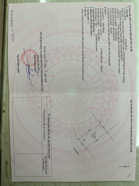 Bán nhà Nguyễn Tuân - diện tích 72m2 5 tầng - Ngõ 2 ô tô tránh - giá 48 tỷ