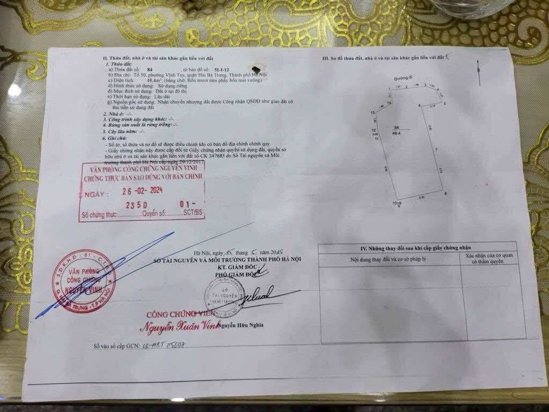 Bán nhà Minh Khai - diện tích 49m2 4 tầng - Ngõ 339 thông sang ngõ 559 Kim Ngưu - giá 9,2 tỷ