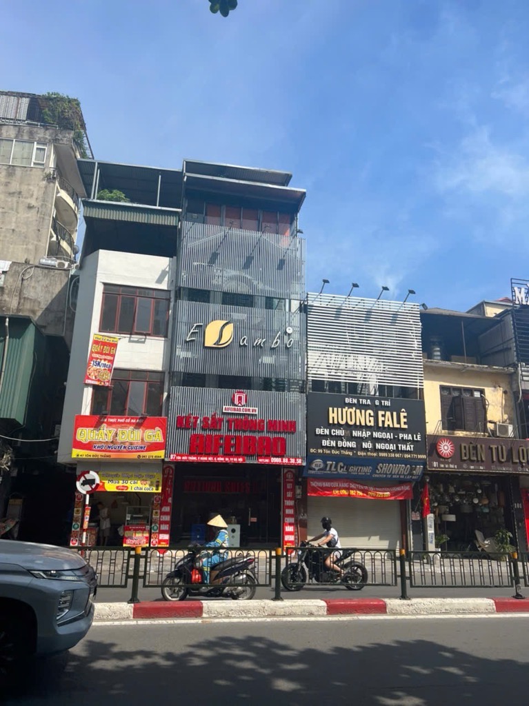 Bán nhà Tôn Đức Thắng - diện tích 84m2 5 tầng - LÔ GÓC - MẶT ĐƯỜNG QUYỀN LỰC - giá 56 tỷ