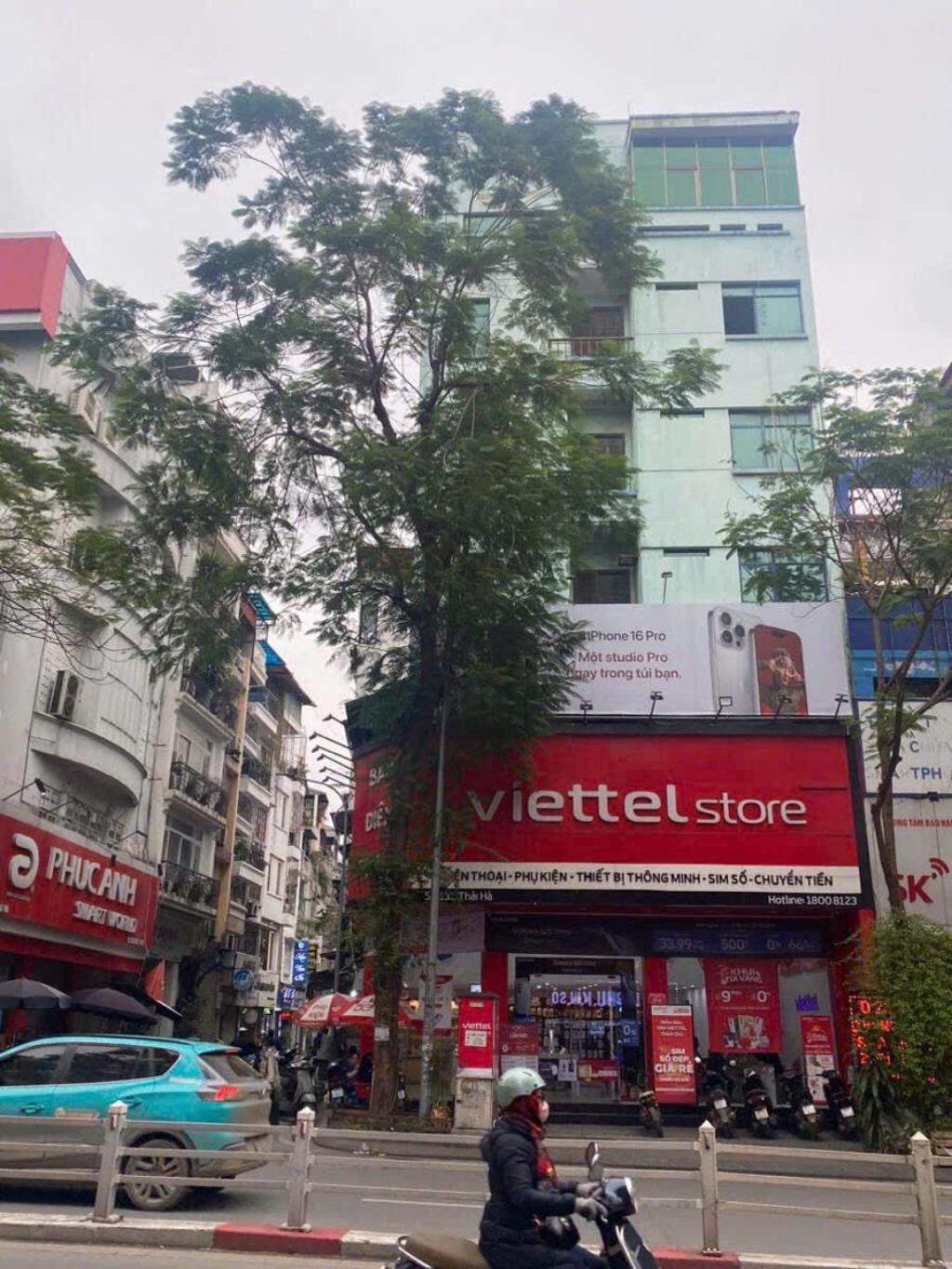 Bán nhà Thái Hà - diện tích 88m2 7 tầng - Lô góc 2 mặt thoáng - giá 10 tỷ