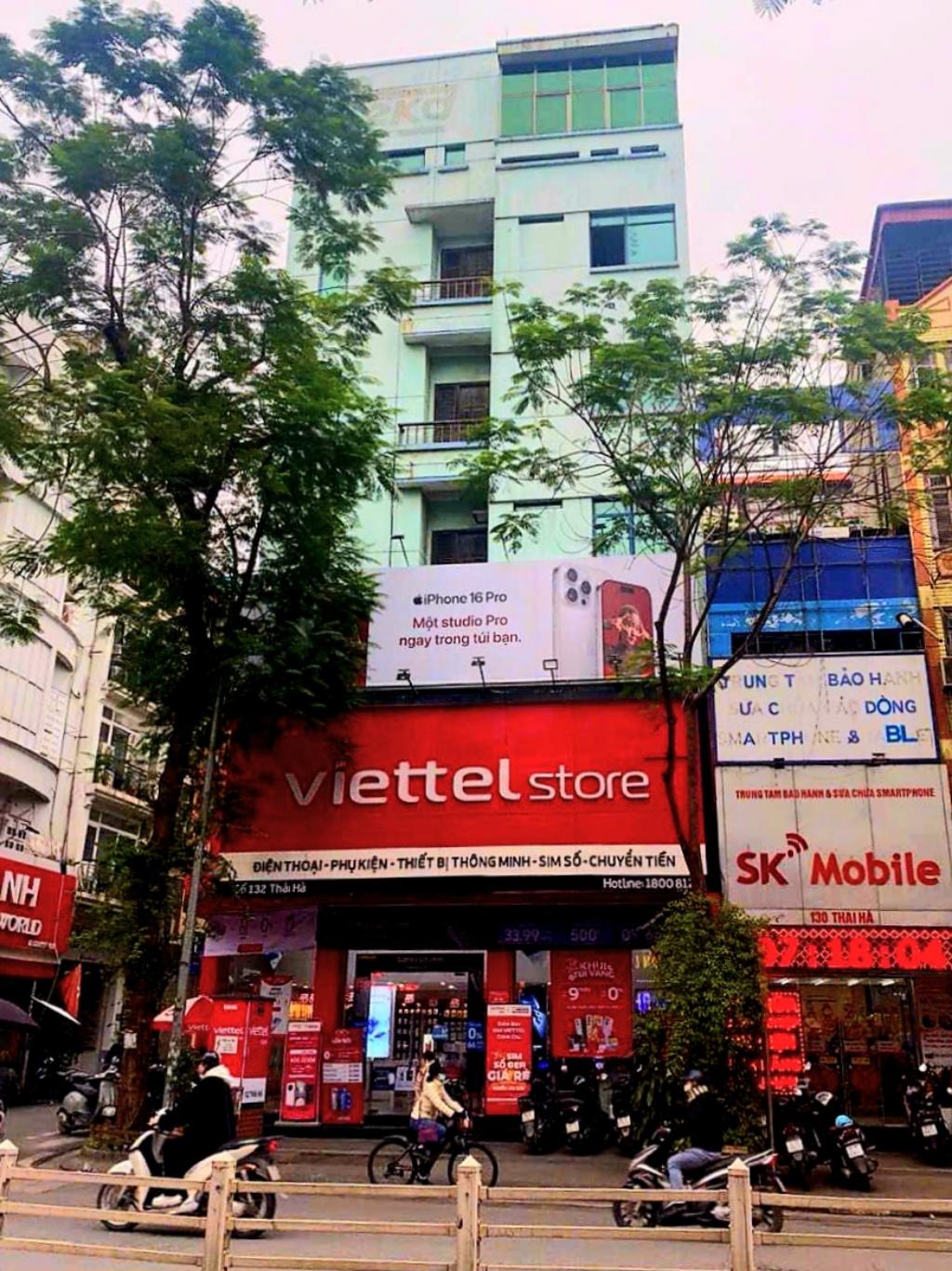 Bán nhà Thái Hà - diện tích 88m2 7 tầng - Lô góc 2 mặt thoáng - giá 10 tỷ