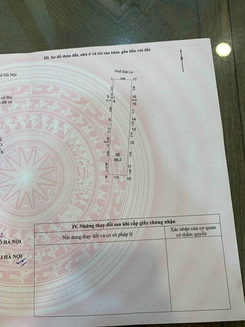 Bán nhà Đại La - diện tích 72m2 6 tầng - Mặt phố, thang máy, vỉa hè rộng - giá 55 tỷ