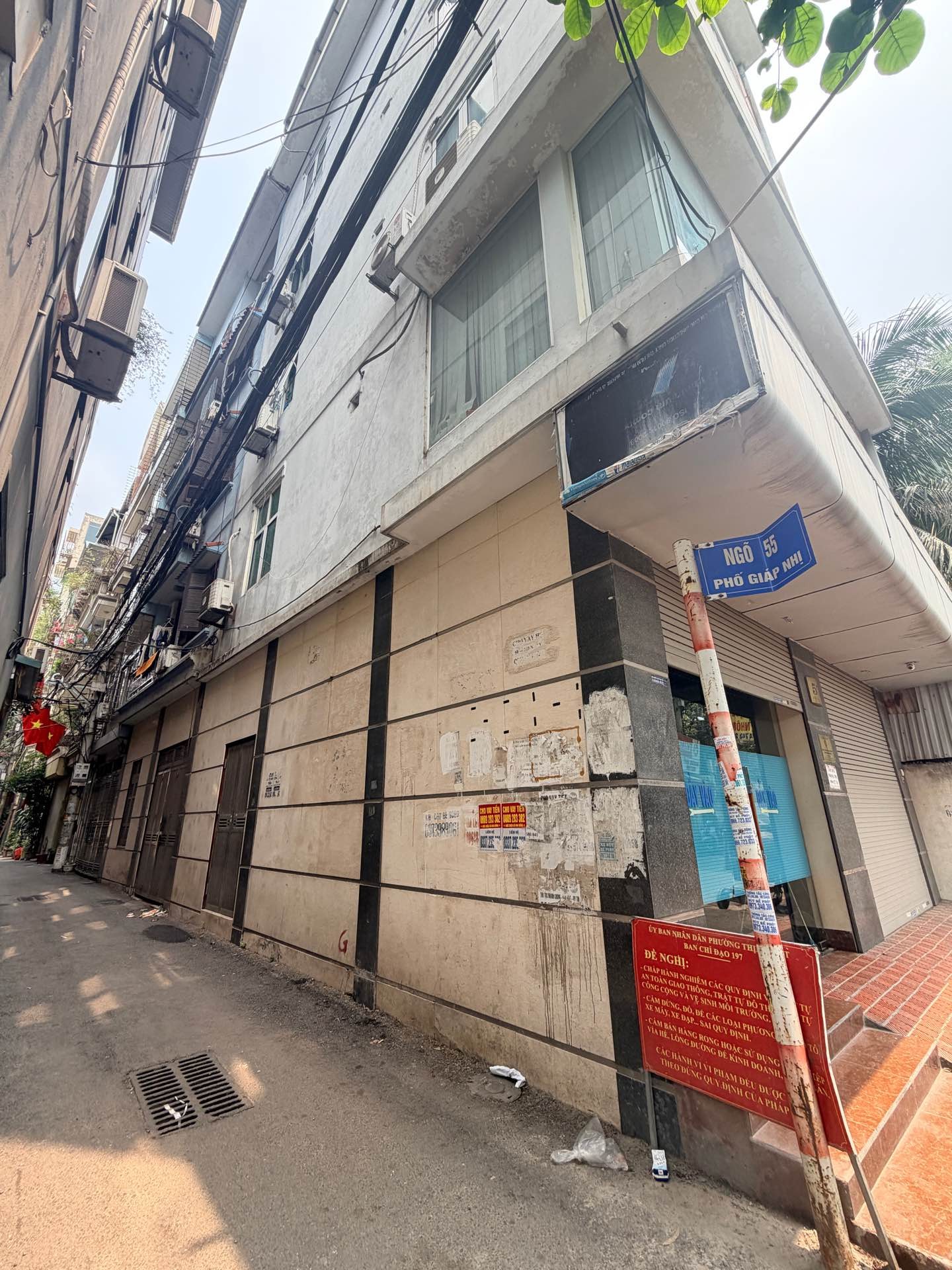 Bán nhà Hoàng Mai - diện tích 61m2 5 tầng - MẶT PHỐ - LÔ GÓC - MẶT TIỀN KHỦNG - giá 29,2 tỷ