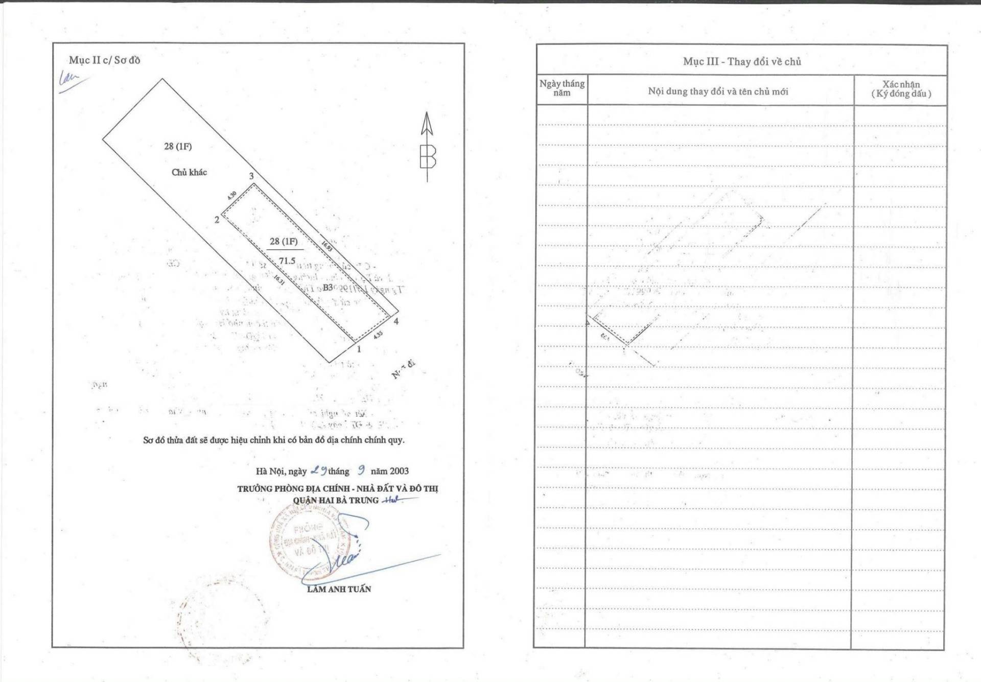 Bán nhà Trương Định - diện tích 71m2 4 tầng - Mặt ngõ ô tô vào nhà - giá 23,2 tỷ