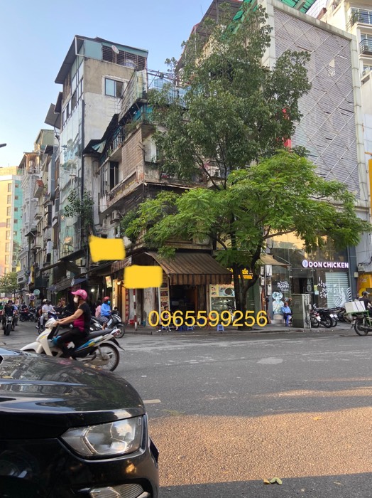 Bán nhà Hàng Bông - diện tích 27.3m2 3 tầng - Lô góc 2 mặt phố - giá 26 tỷ