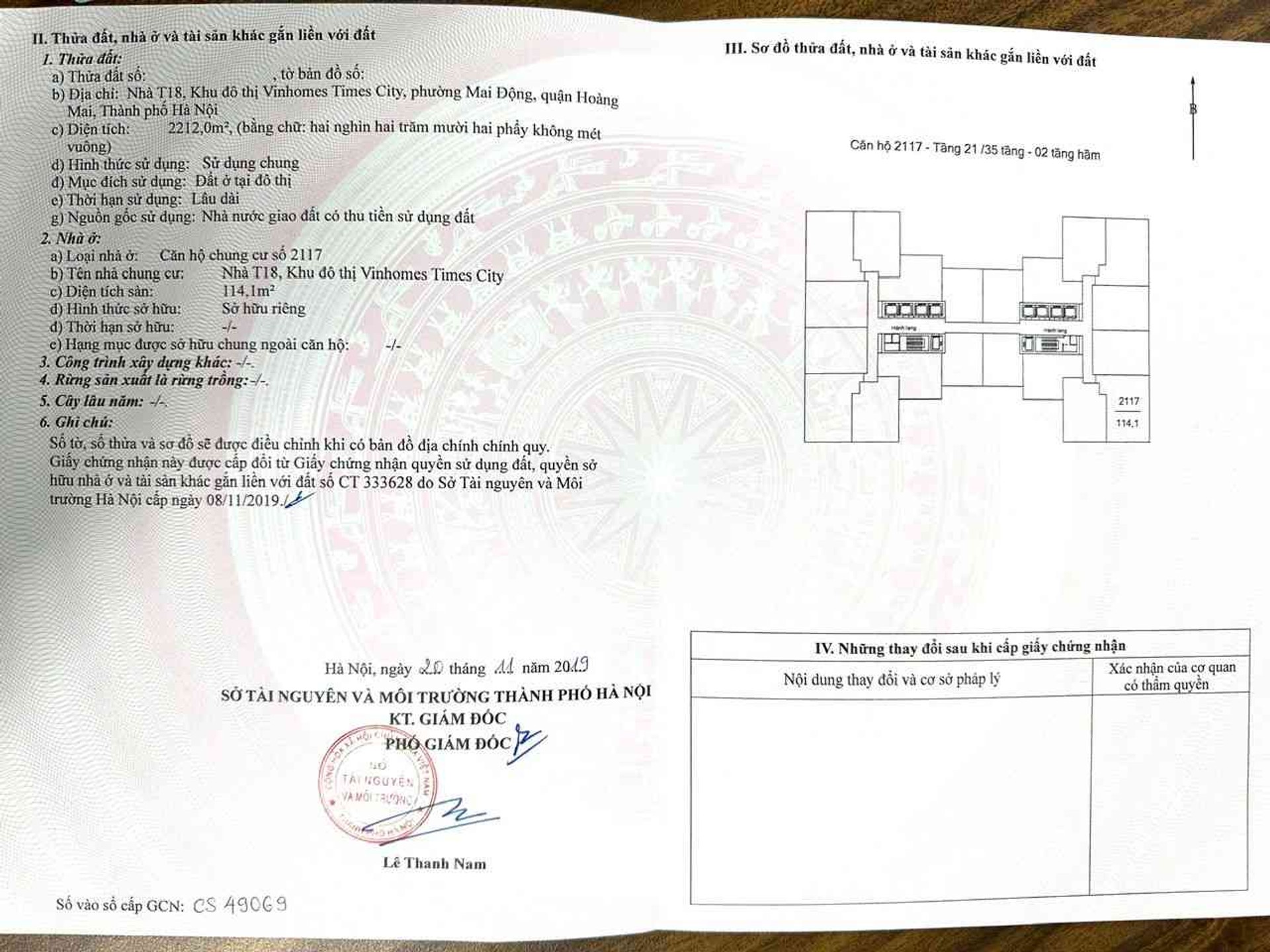Bán nhà Minh Khai - diện tích 114m2 1 tầng - Căn góc, ban công Đông - giá 13,8 tỷ