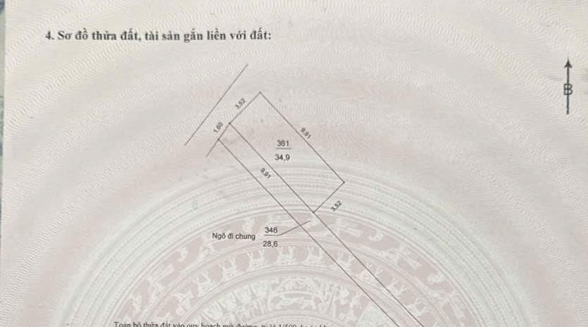 Bán nhà Định Công Hạ - diện tích 36m2 4 tầng - Lô góc, ô tô qua - giá 7,3 tỷ