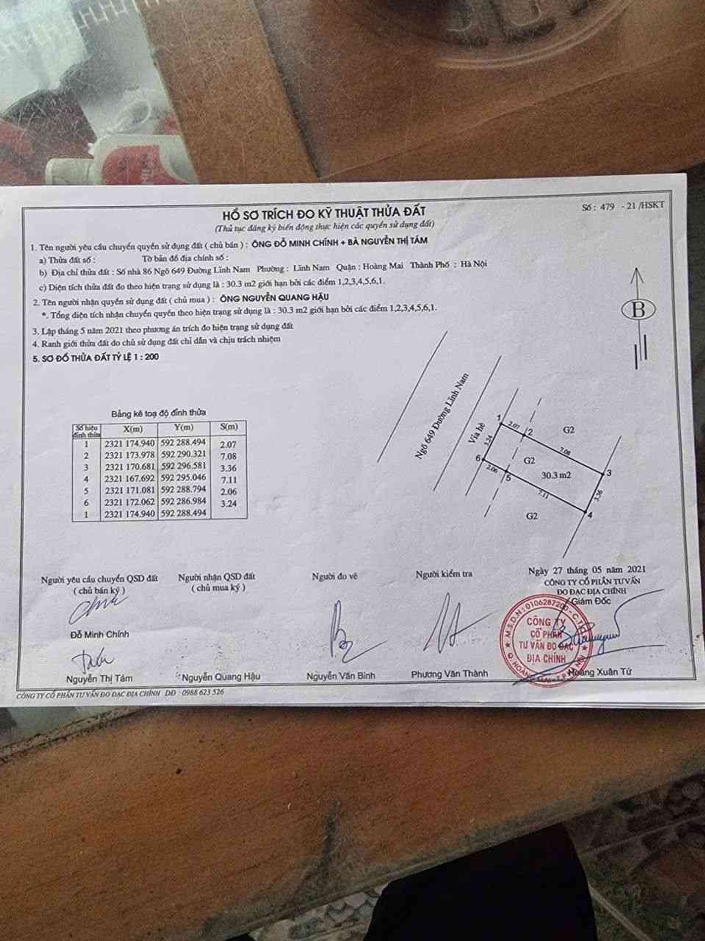 Bán nhà Lĩnh Nam - diện tích 30m2 2 tầng - Ô tô tránh nhau - giá 3 tỷ