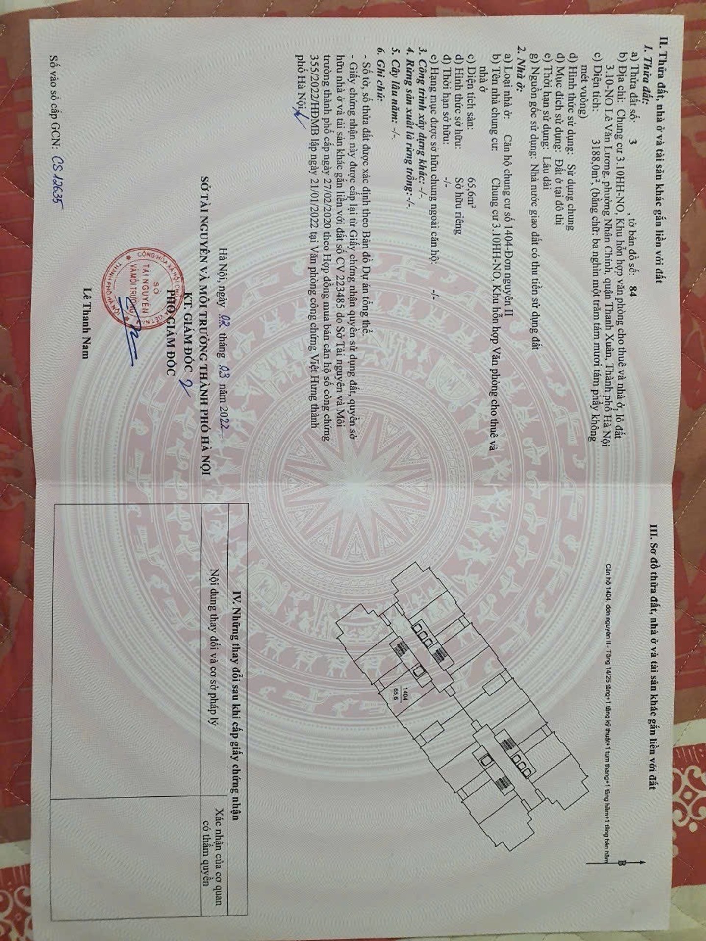 Bán nhà Lê Văn Lương - diện tích 65.6m2 1 tầng - Chỉ có 1 mặt tiền - giá 7.48 tỷ