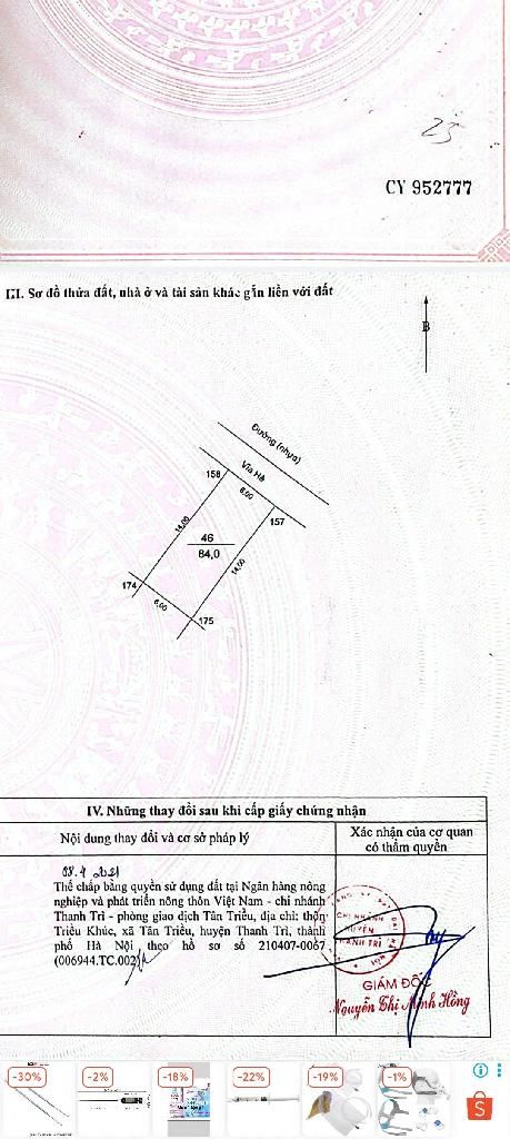 Bán nhà Vũ Lăng - diện tích 84m2 1 tầng - Ô TÔ - giá 27 tỷ