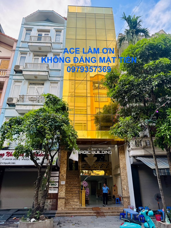 Bán nhà Nguyễn Xiển - diện tích 139m2 8 tầng - Mặt ngõ Vip hơn Mặt phố - giá 76,8 tỷ