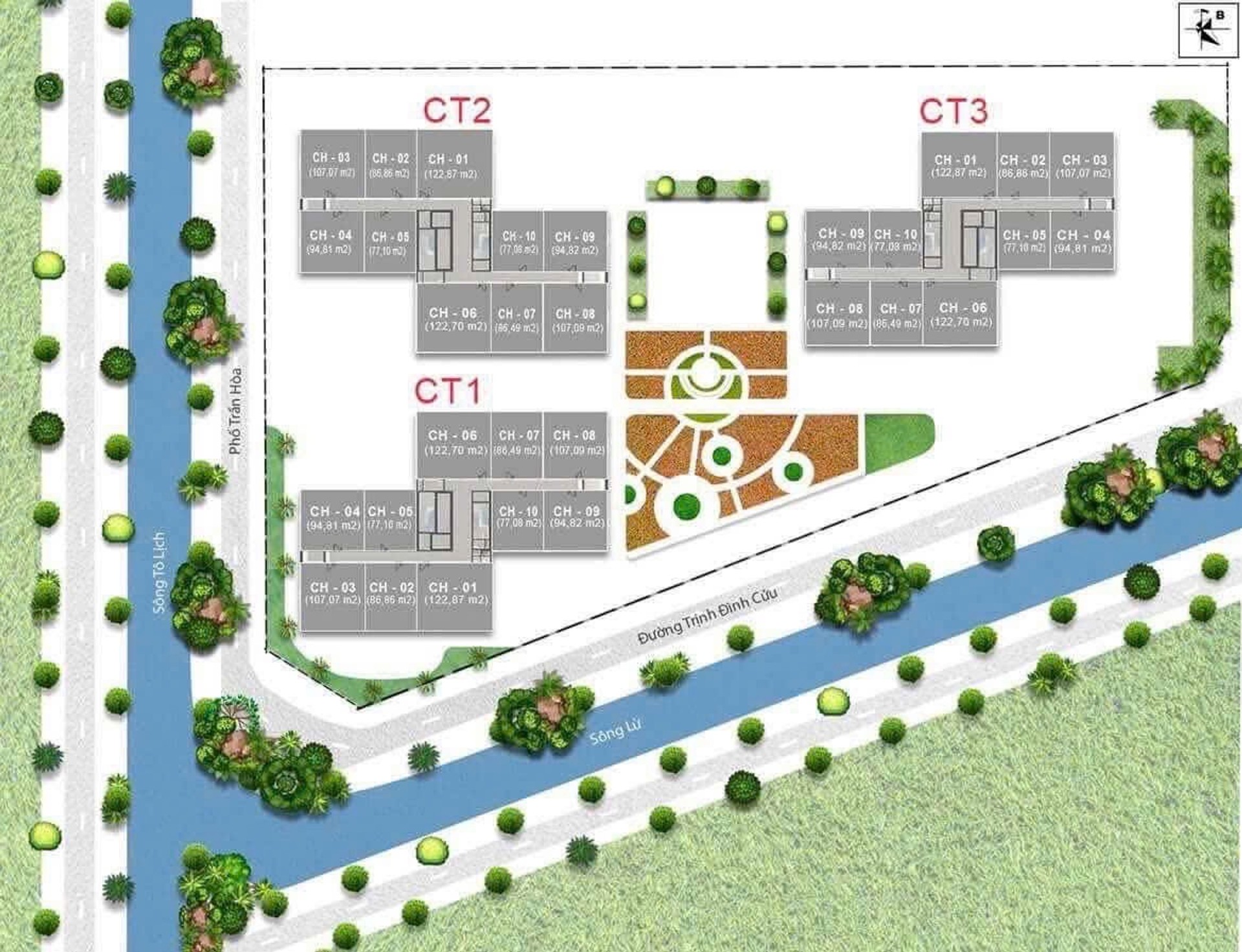 Bán nhà CTX3 khu X2 Đại Kim - diện tích 86m2 12 tầng - Căn hộ mới tinh - giá 6,78 tỷ