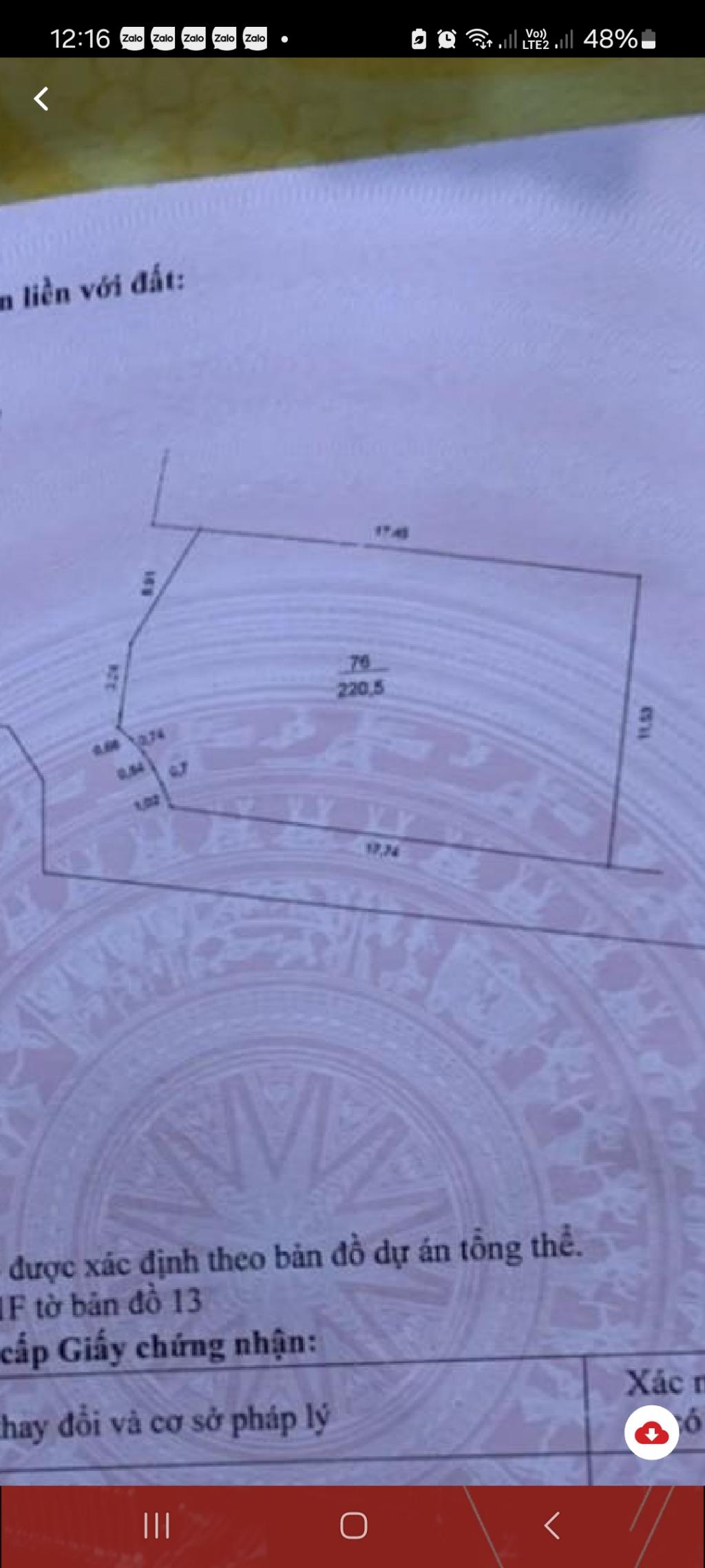 Bán nhà Vĩnh Hưng - diện tích 220m2 1 tầng - Lô góc - giá 65 tỷ