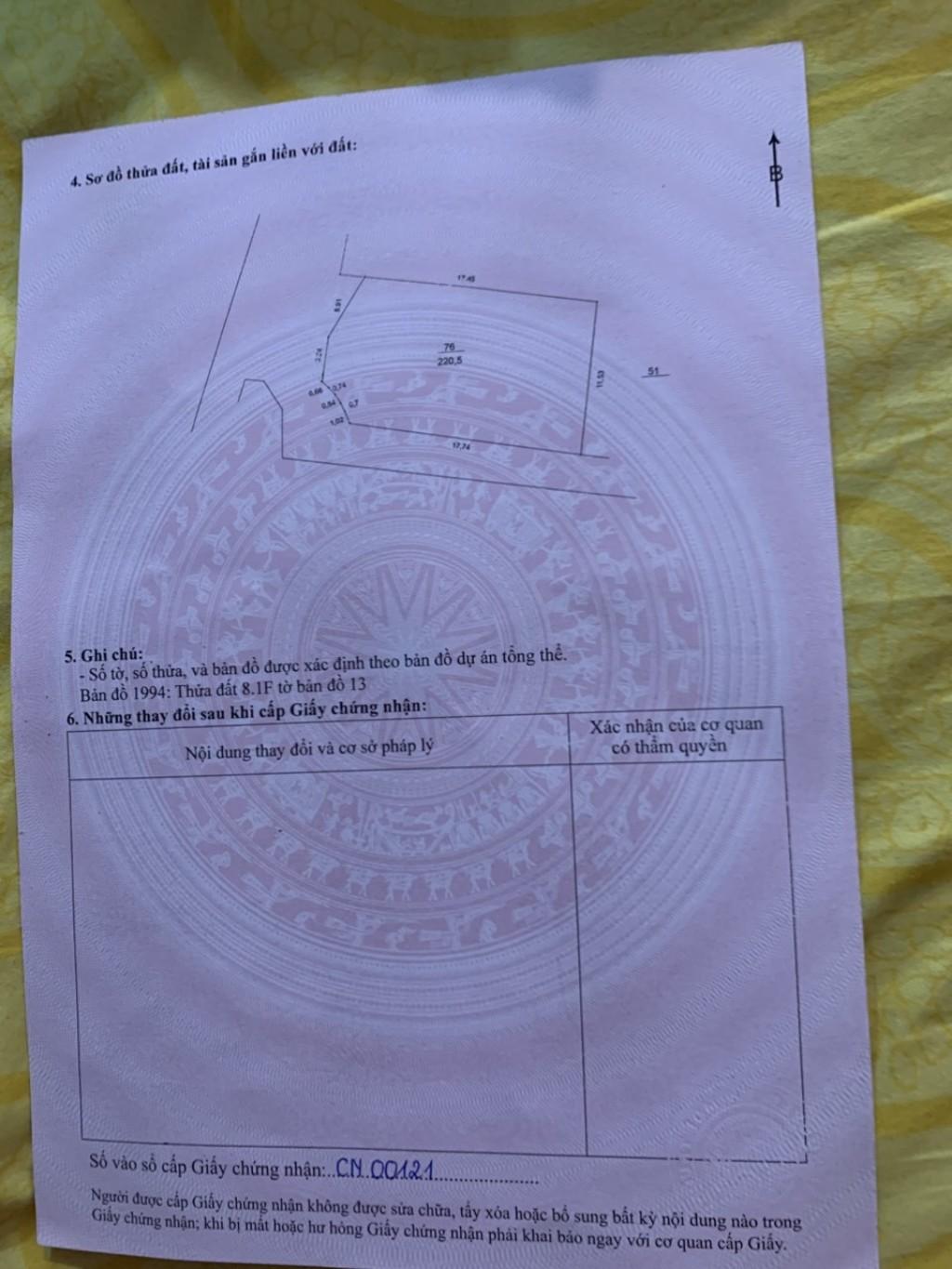 Bán nhà Vĩnh Hưng - diện tích 220m2 1 tầng - Lô góc - giá 65 tỷ