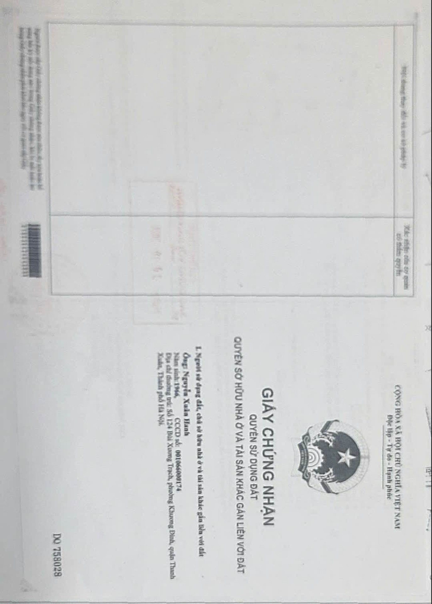 Bán nhà Khương Hạ - diện tích 131.4m2 8 tầng - Hẻm xe máy - giá 50 tỷ