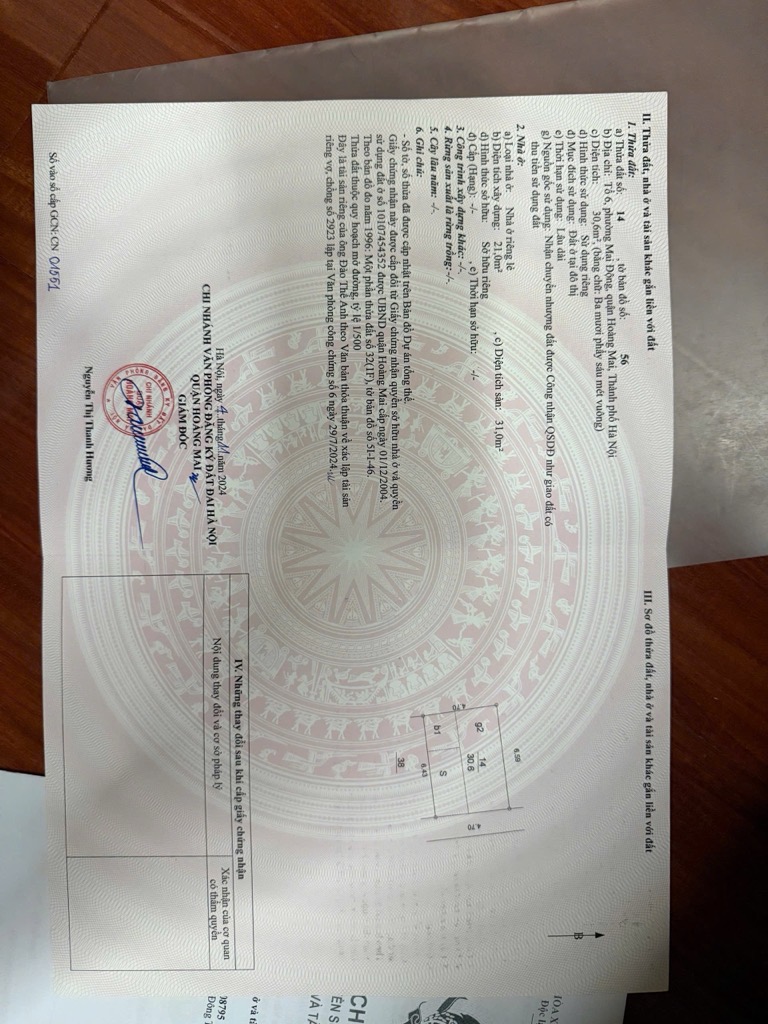 Bán nhà Minh Khai - diện tích 31m2 3 tầng - Ô tô tránh 30m - giá 4,8 tỷ