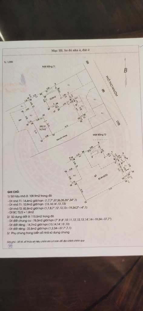 Bán nhà Thợ Nhuộm - diện tích 120m2 2 tầng - Mặt phố cổ - giá 57 tỷ