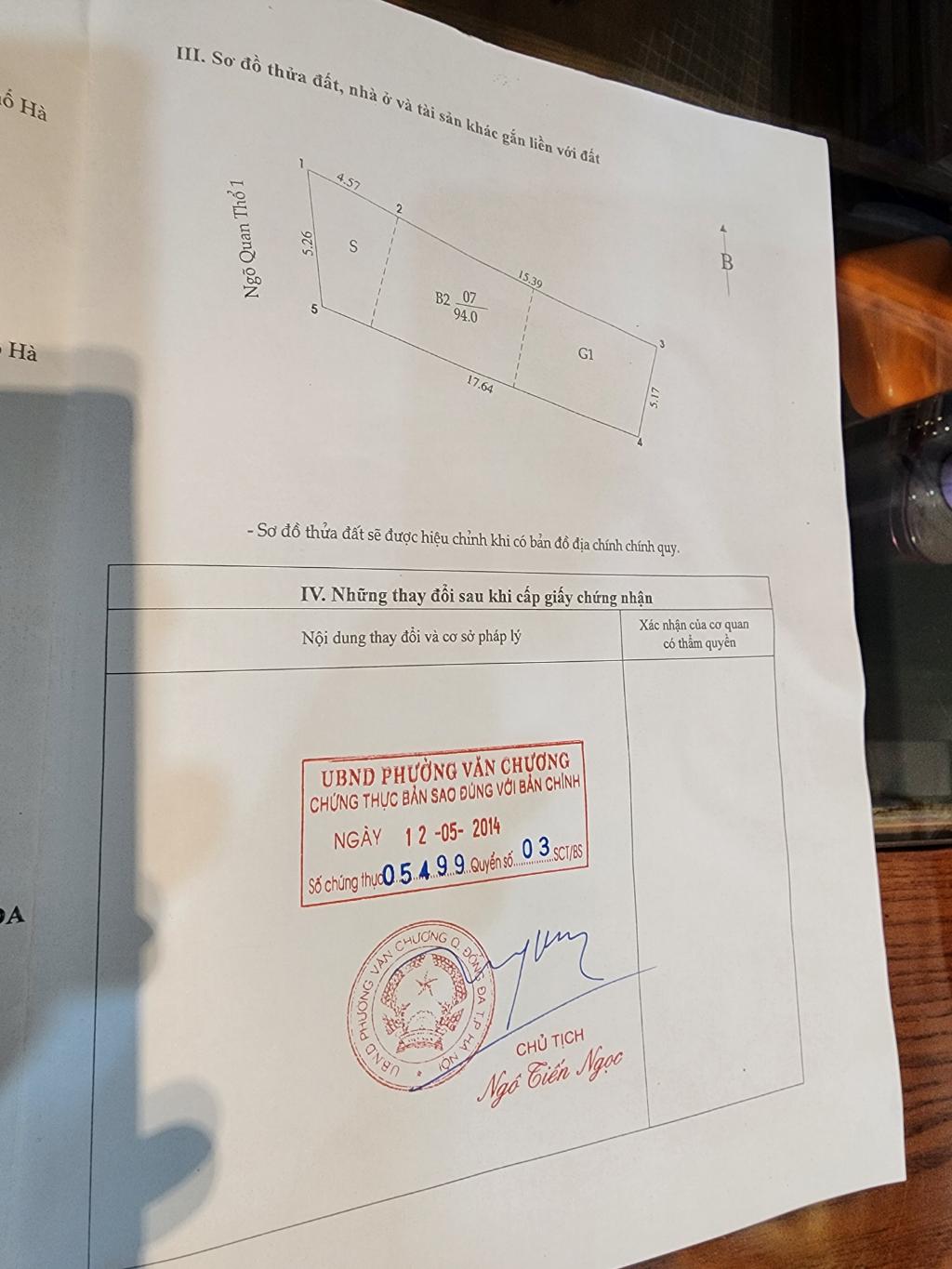 Bán nhà Quan Thổ 1 - diện tích 94m2 6 tầng - Ô TÔ - ĐẤT THỔ - NHÀ ĐẸP - giá 36 tỷ