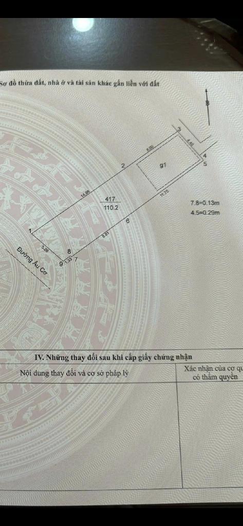 Bán nhà Âu Cơ - diện tích 110.2m2 1 tầng - Ô tô tránh - giá 30 tỷ