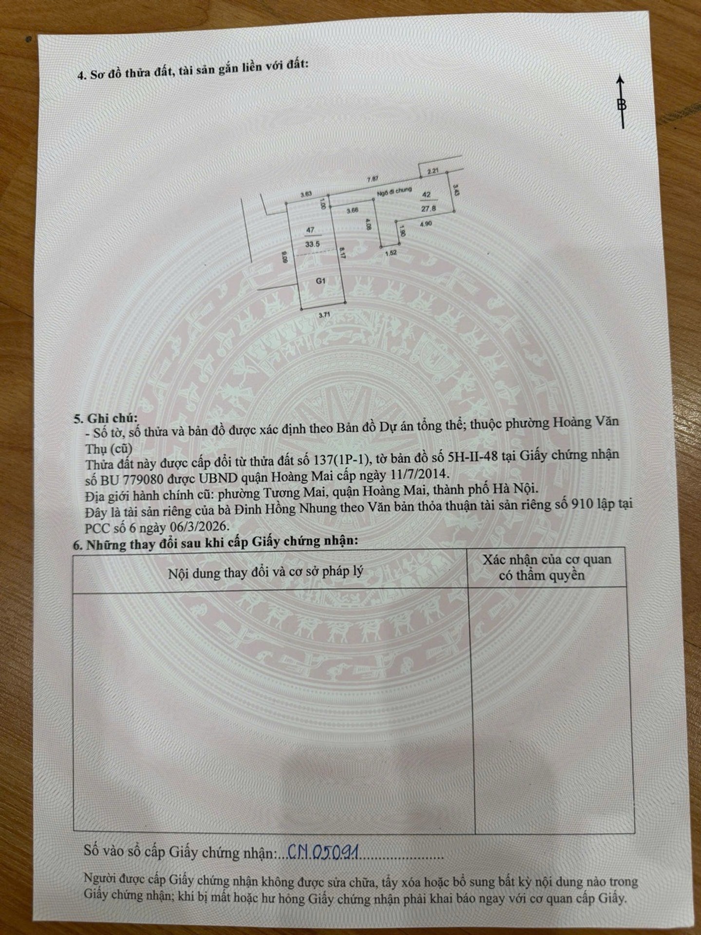 Bán nhà Hoàng Mai - diện tích 33m2 6 tầng - Nhà đẹp hiếm có - giá 8,4 tỷ