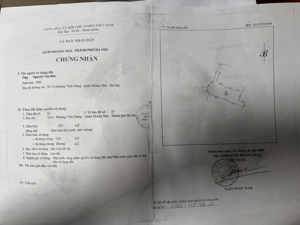 Bán nhà Đông Thiên - diện tích 98m2 2 tầng - Đất đầu tư xây CHDV - giá 13,8 tỷ