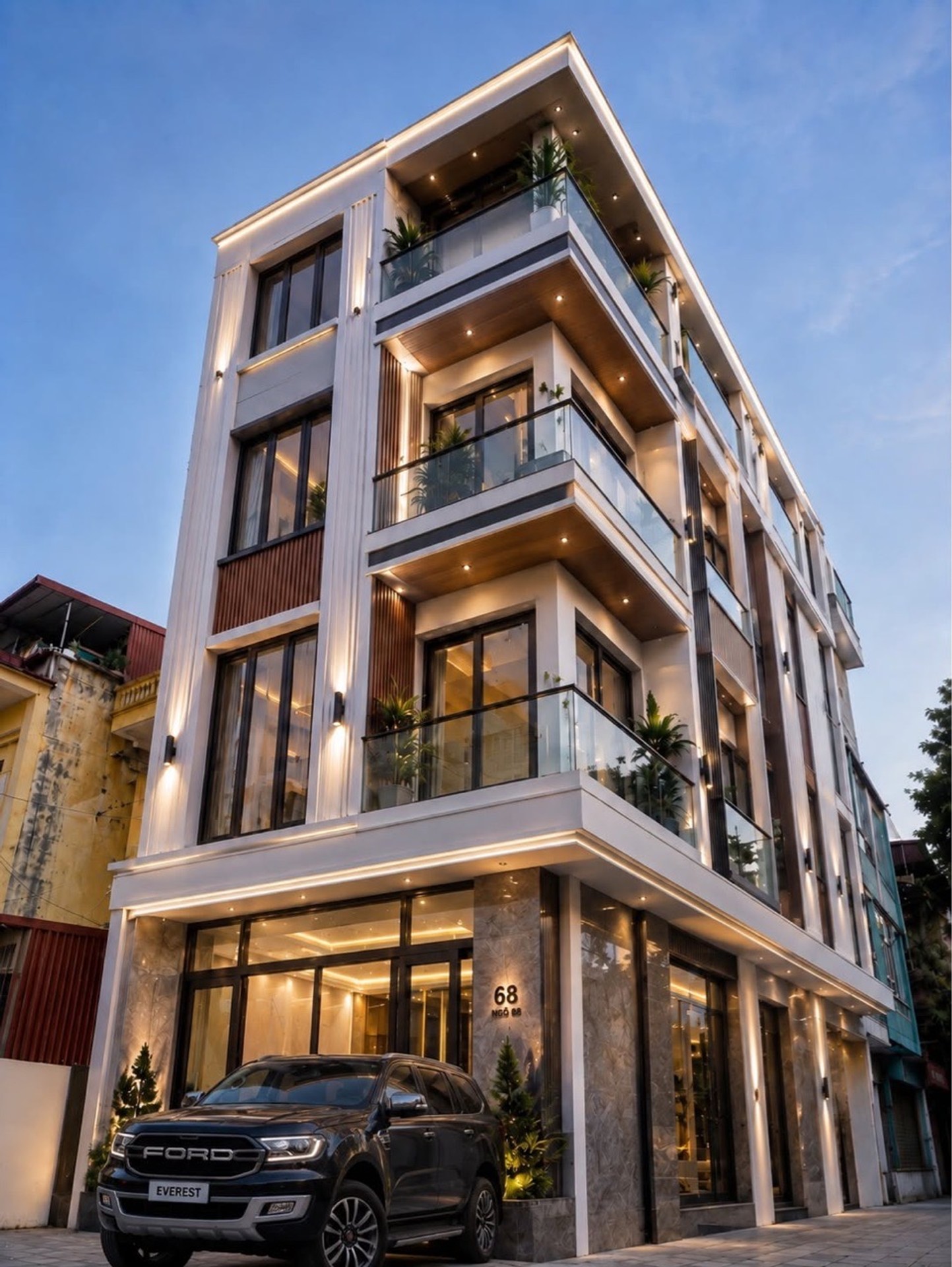 Bán nhà Bằng Liệt - diện tích 49m2 5 tầng - ô tô vào trong nhà - giá 13,5 tỷ