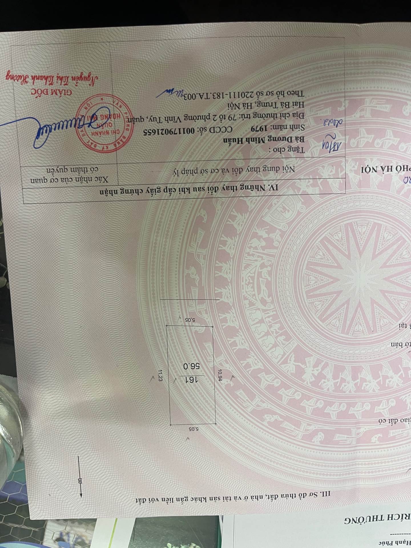 Bán nhà Vĩnh Hưng - diện tích 56m2 0 tầng - Đất vàng siêu hiếm - giá 16 tỷ