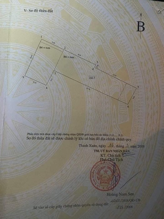 Bán nhà Vương Thừa Vũ - diện tích 181m2 7 tầng - Mặt phố kinh doanh văn phòng - giá 72 tỷ