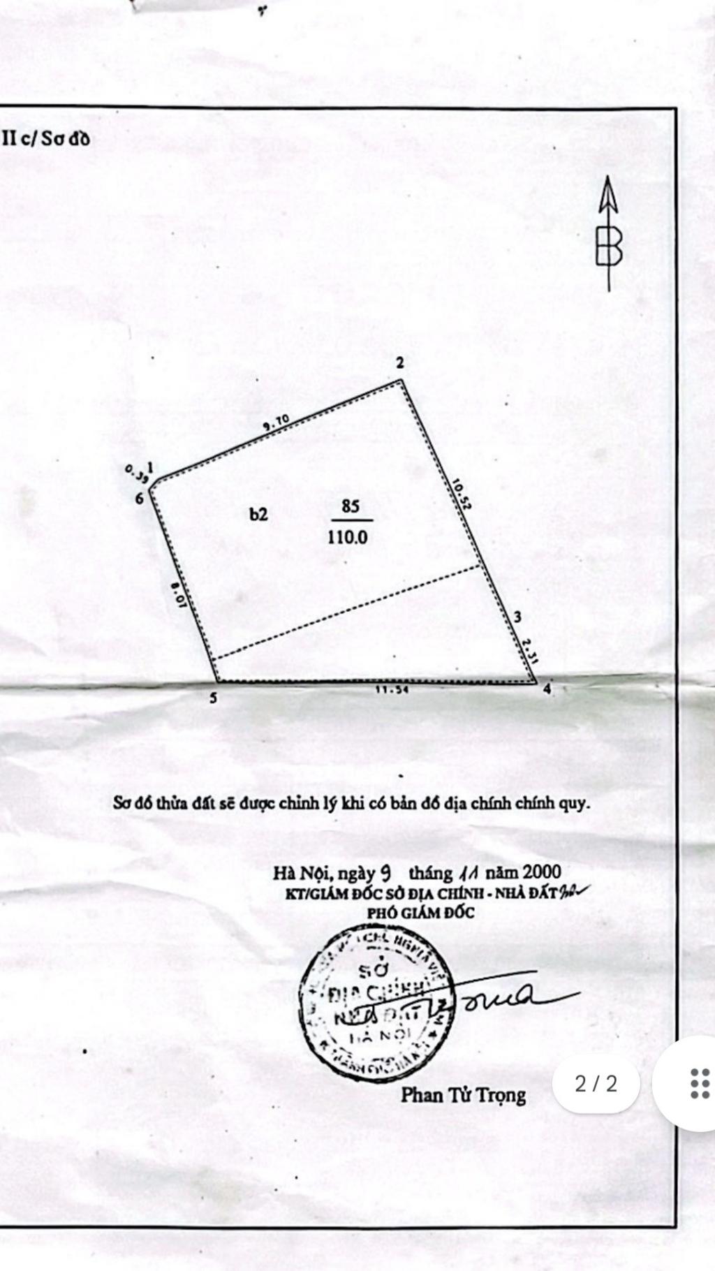 Bán nhà Giáp Bát - diện tích 110m2 3 tầng - Nhà cũ, tiện xây mới - giá 23,8 tỷ