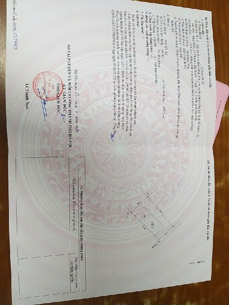 Bán nhà Ngõ 2 ô tô tránh - diện tích 134m2 4 tầng - Biệt thự liền kề VIP - giá 38 tỷ