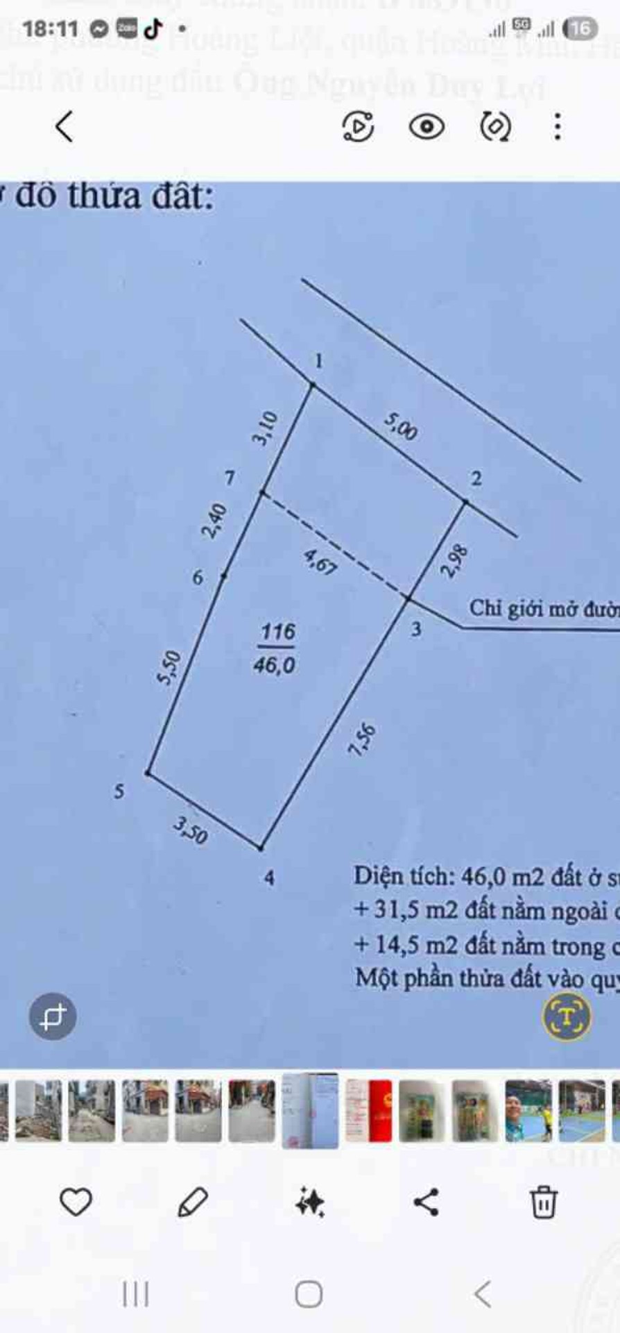 Bán nhà Bằng Liệt - diện tích 46m2 1 tầng - ô tô kinh doanh nhỏ - giá 10,5 tỷ