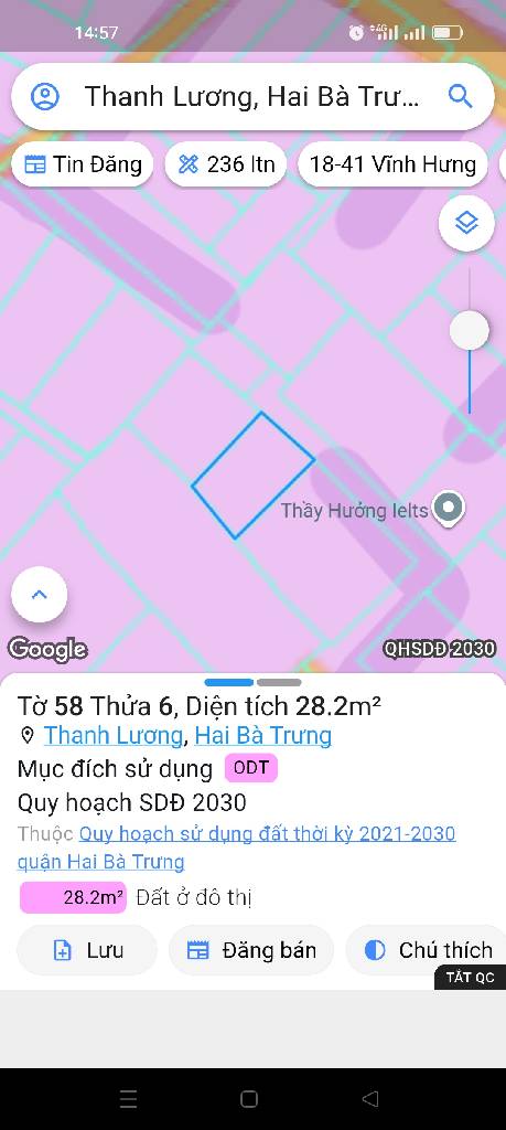 Bán nhà 29 - diện tích 31m2 3 tầng - Đất thổ cư - giá 4,99 tỷ