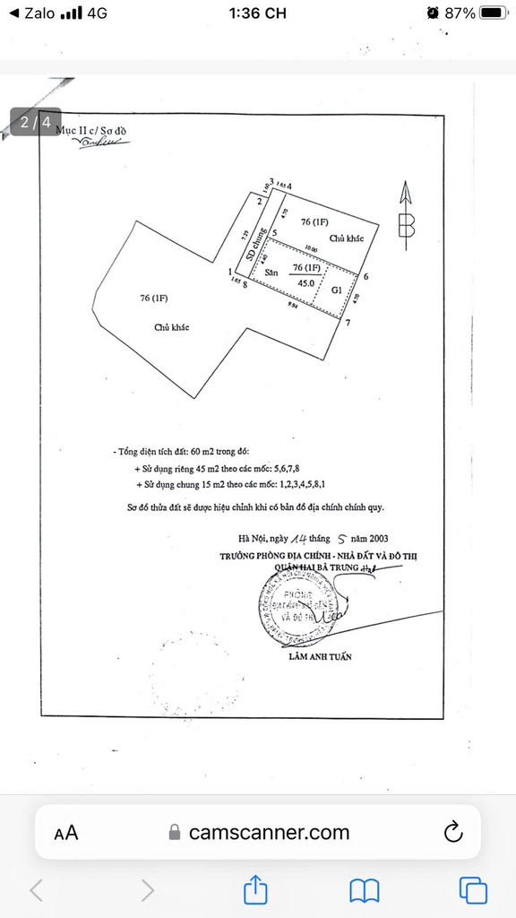Bán nhà Kim Ngưu - diện tích 95m2 4 tầng - Nhà đẹp ở ngay - giá 18,5 tỷ