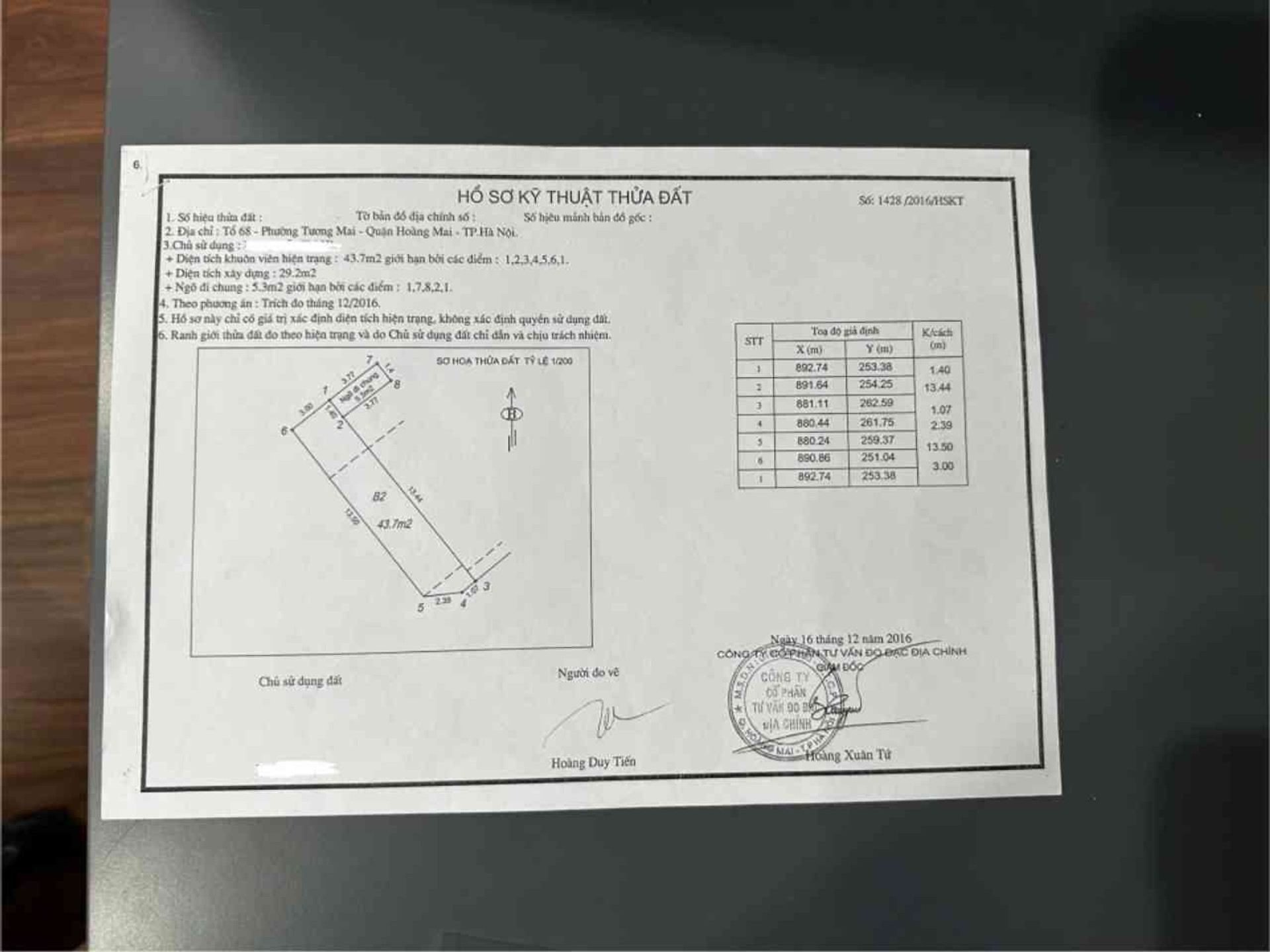 Bán nhà Tân Mai - diện tích 44m2 2 tầng - ô tô đỗ cửa - giá 4,9 tỷ