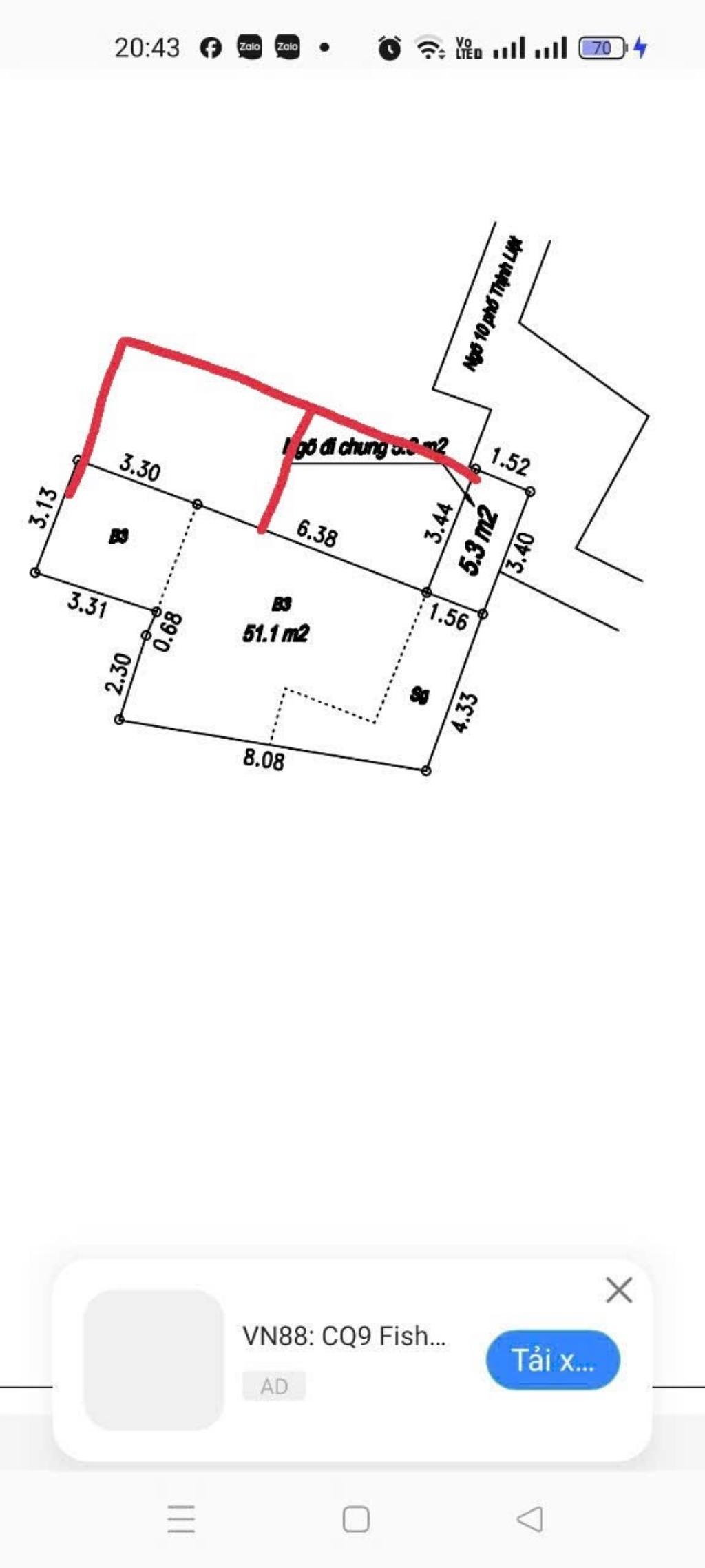 Bán nhà Giải Phóng - diện tích 60m2 2 tầng - Mặt phố, ô tô - giá 19 tỷ
