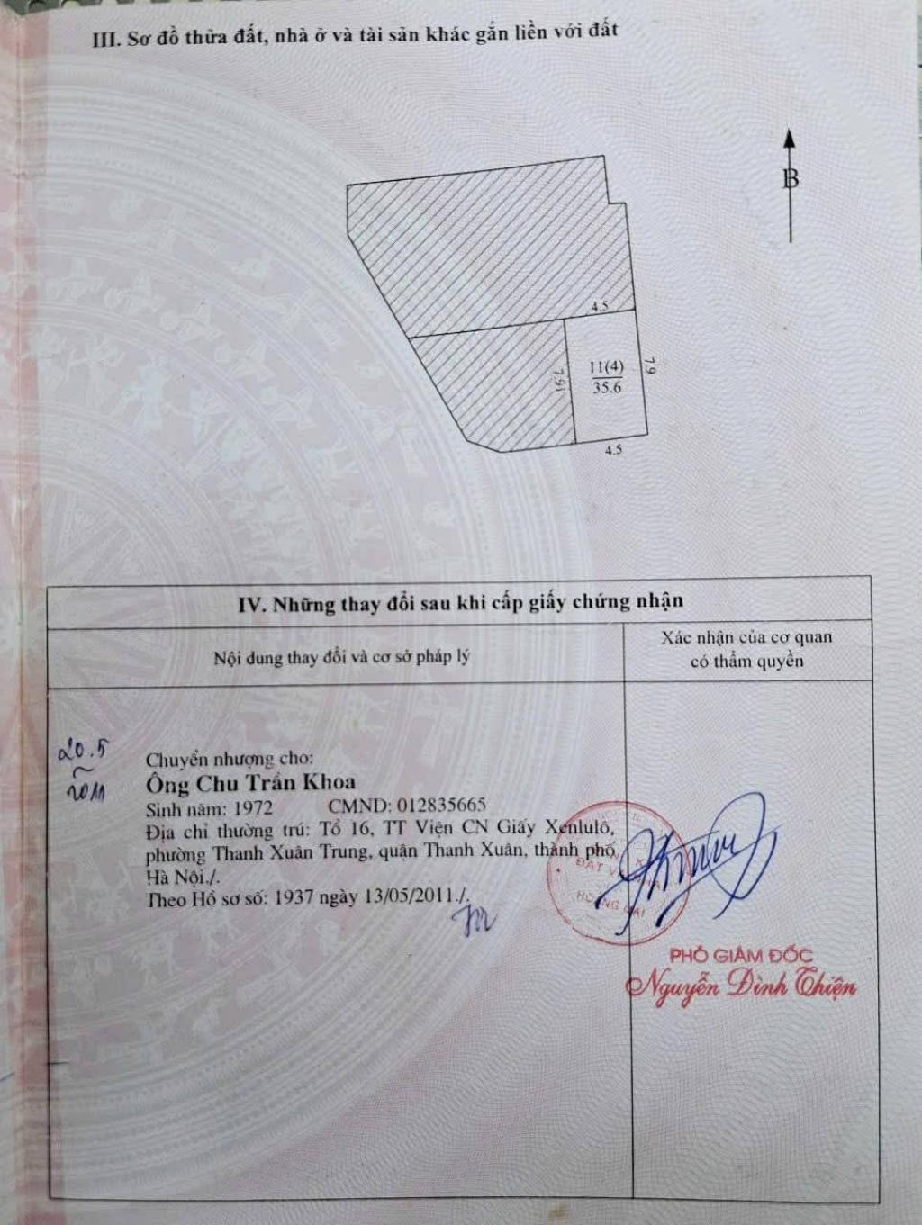 Bán nhà Kim Giang - diện tích 35m2 3 tầng - ô tô đỗ cửa - giá 6,1 tỷ