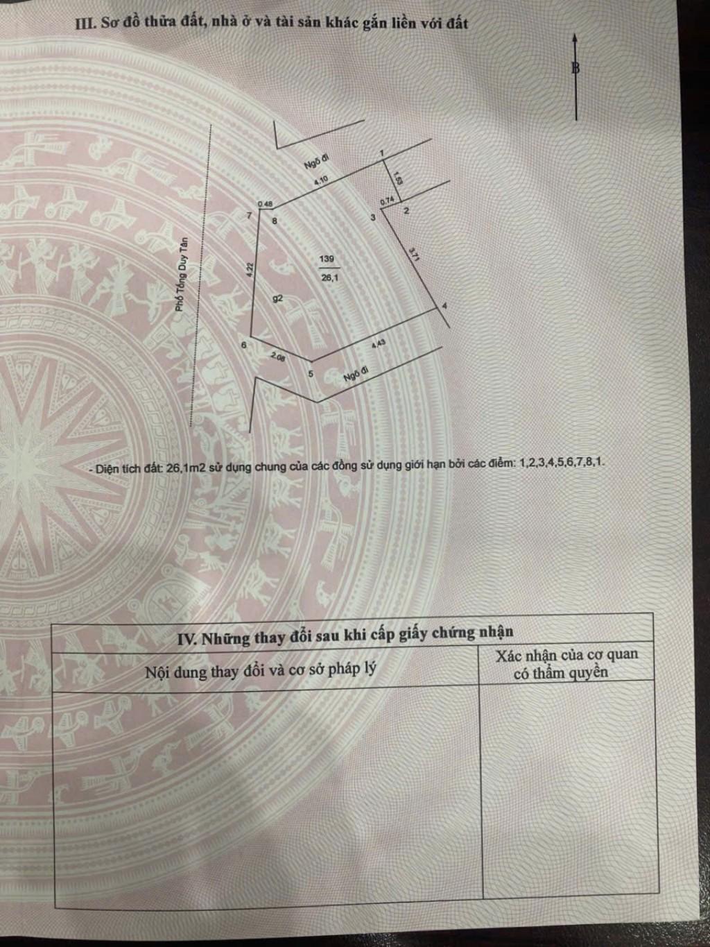 Bán nhà Tống Duy Tân - diện tích 40m2 4 tầng - Lô góc 2 mặt thoáng - giá 42 tỷ