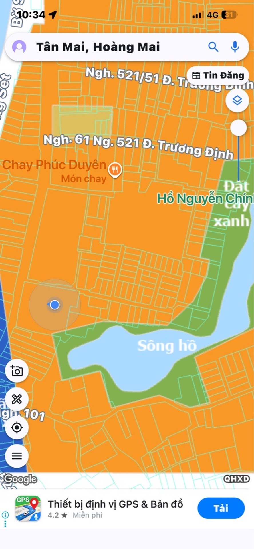 Bán nhà Trương Định - diện tích 8m2 3 tầng - Ô TÔ ĐÓN TẬN CỔNG - giá 1,45 tỷ