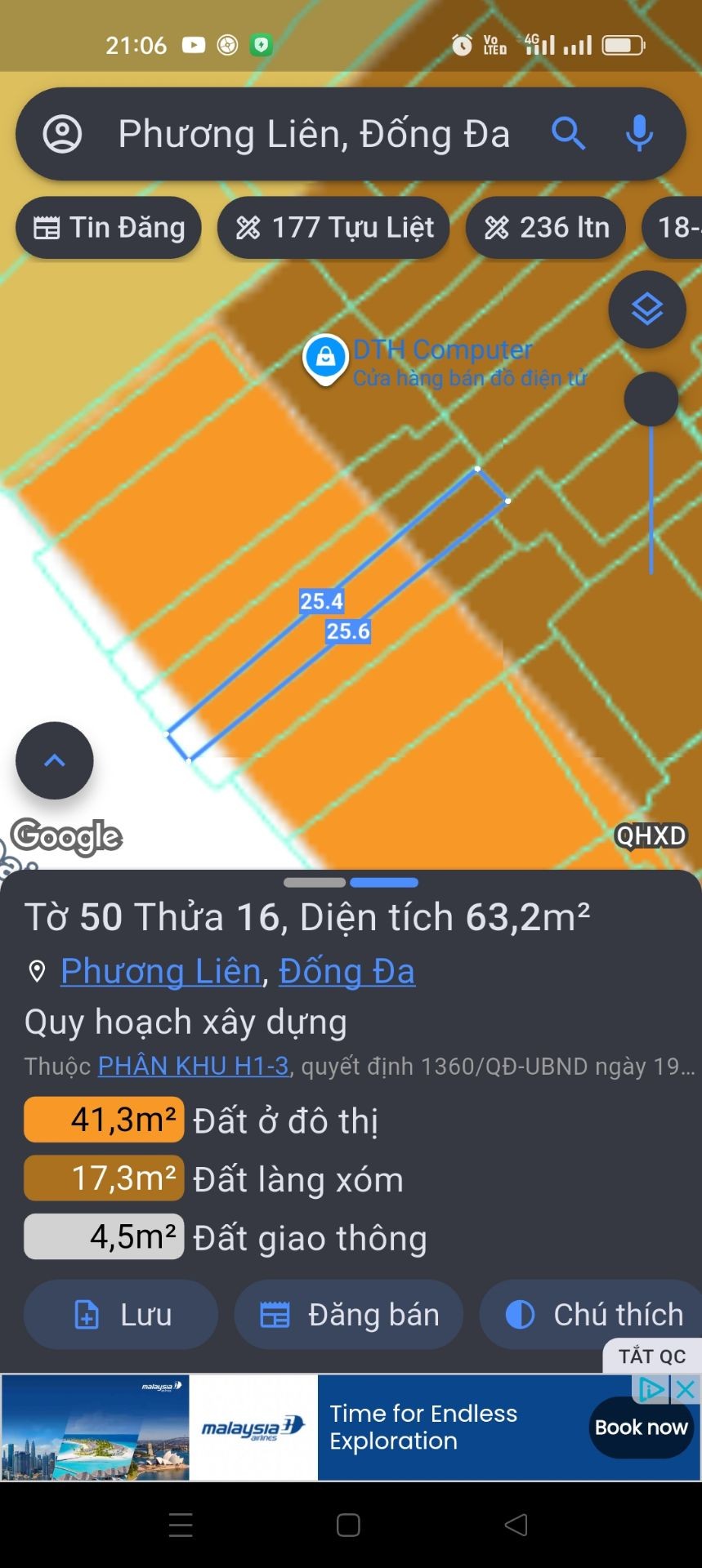 Bán nhà Xã Đàn - diện tích 55m2 4 tầng - Mặt phố kinh doanh sầm uất - giá 31,35 tỷ