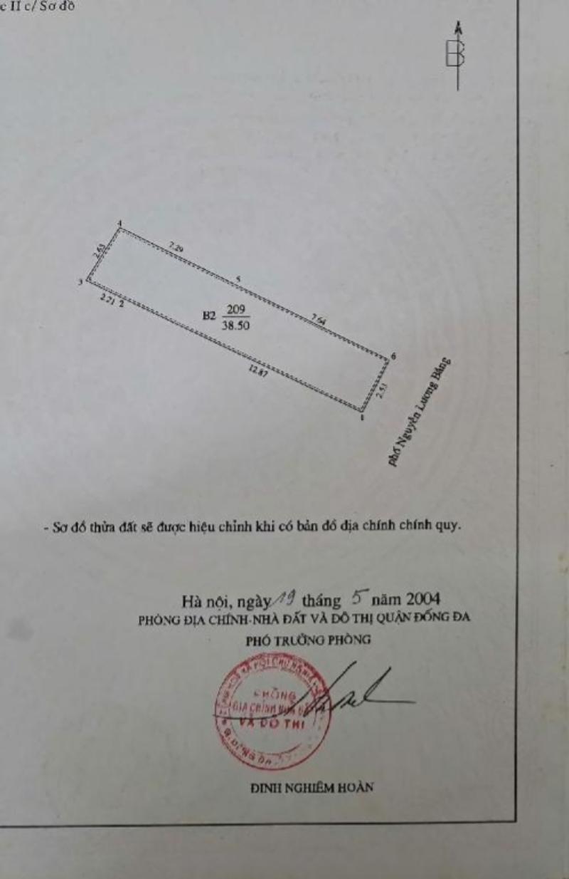 Bán nhà Nguyễn Lương Bằng - diện tích 77m2 2 tầng - Mặt phố VIP - giá 27,8 tỷ